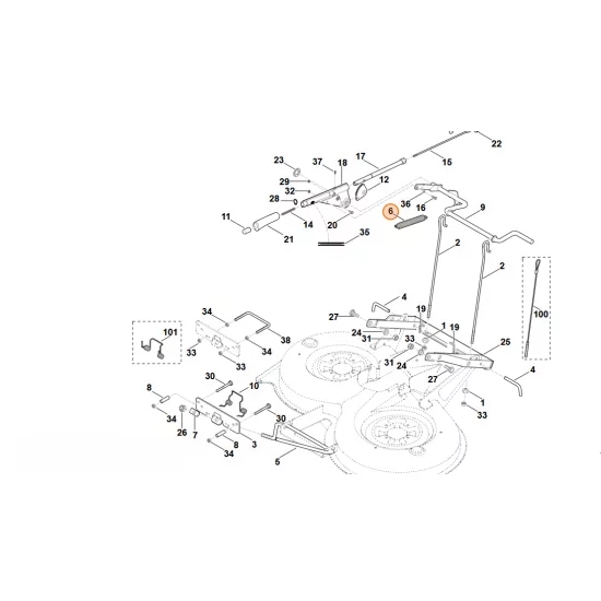 STIHL  Sprężyna naciągowa 6170 703 5100